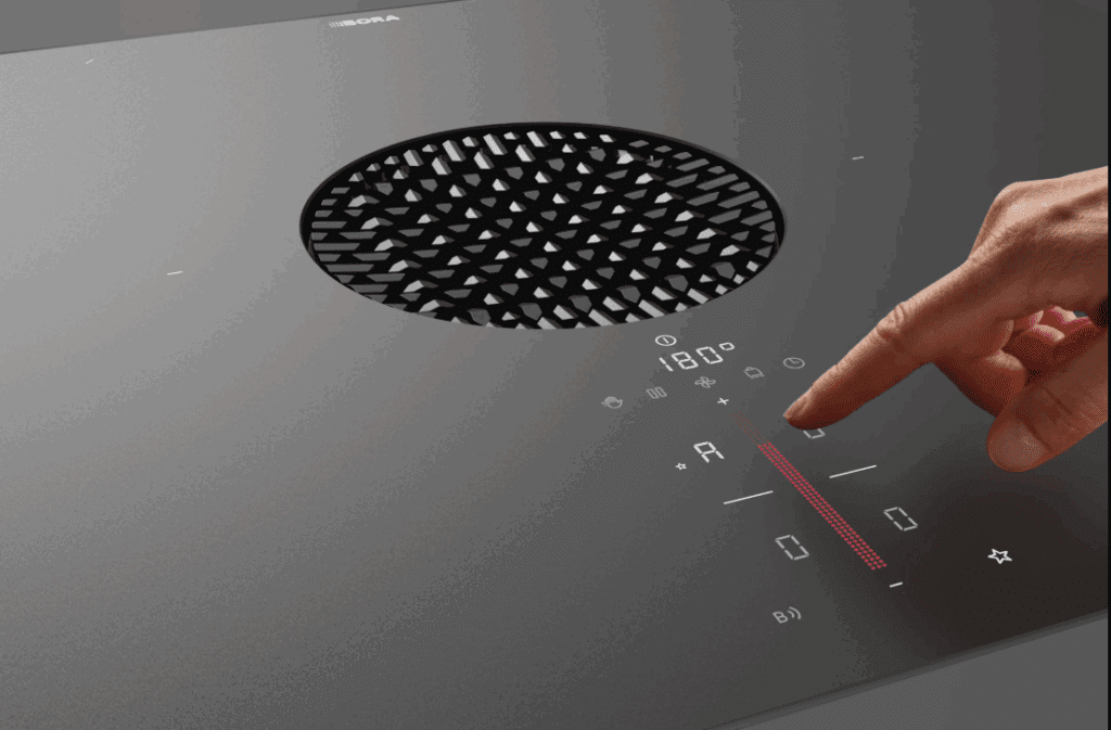 Picture of Bora x pure details , cooking extractor system in a Kitchen for the UAE, Dubai & Abu Dhabi