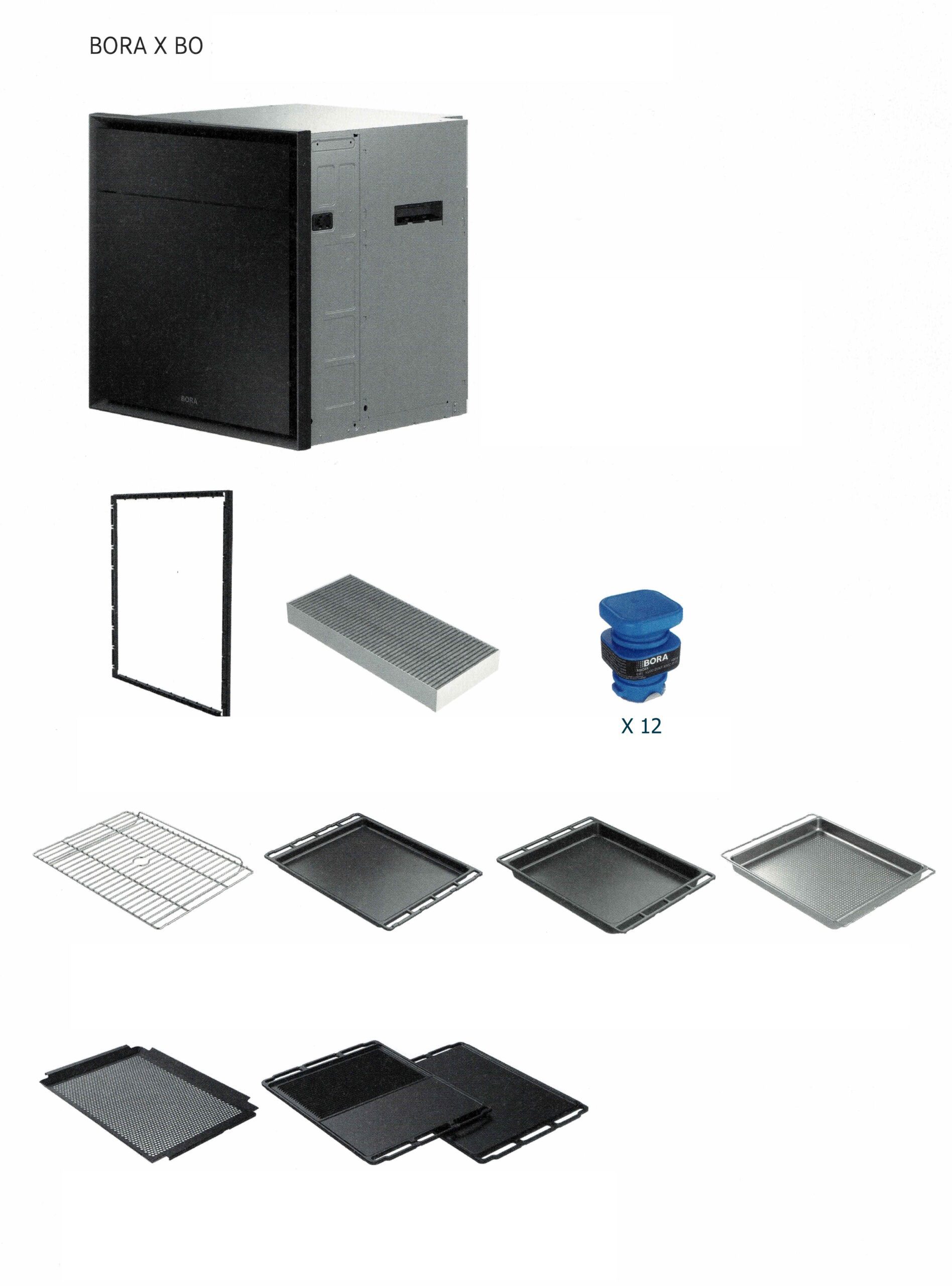 Cooking & baking systems - steam oven xbo - steam cooking with Bora kitchen appliance - XBO pack