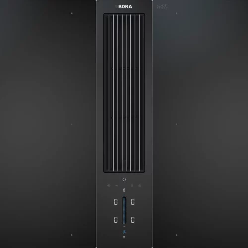 Picture of Bora Classic 2.0 duo, showing the use of the cooktop extractor system for the UAE Picture of Bora Classic 2.0 duo, showing the use of the cooktop extractor system for the UAE